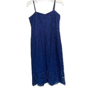 Lulus Lace Dress Blue